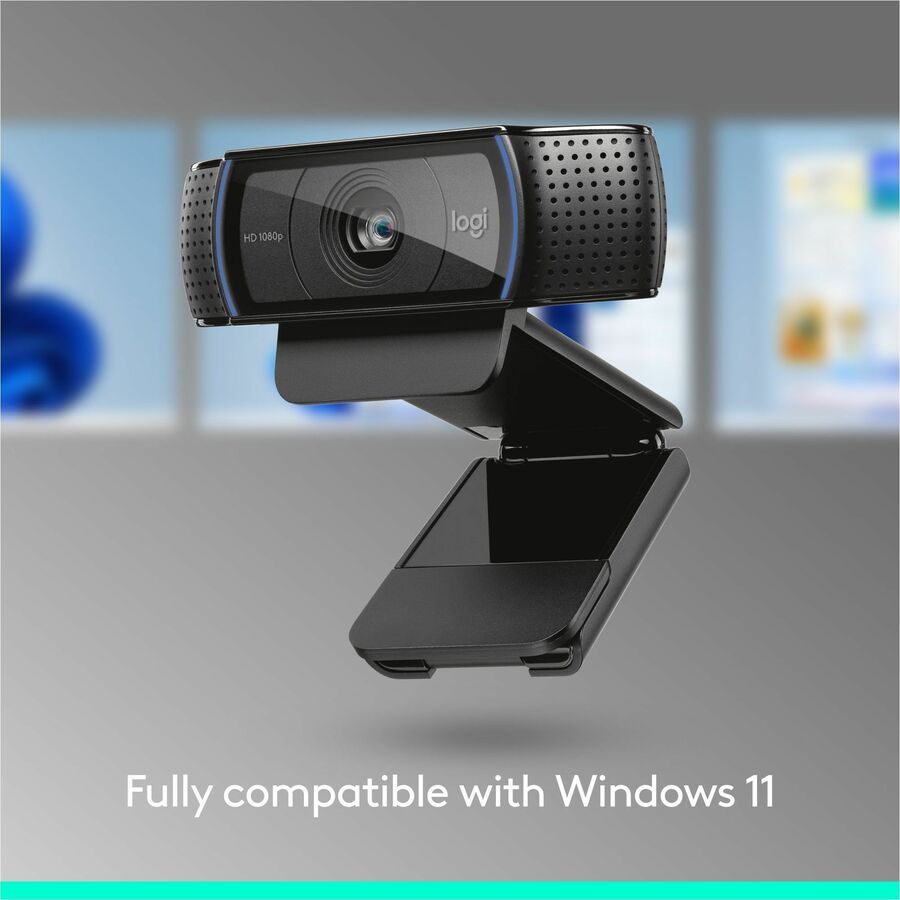 Logitech C920e Webcam - 3 Megapixel - 30 fps - Black - USB Type A - 960-001401