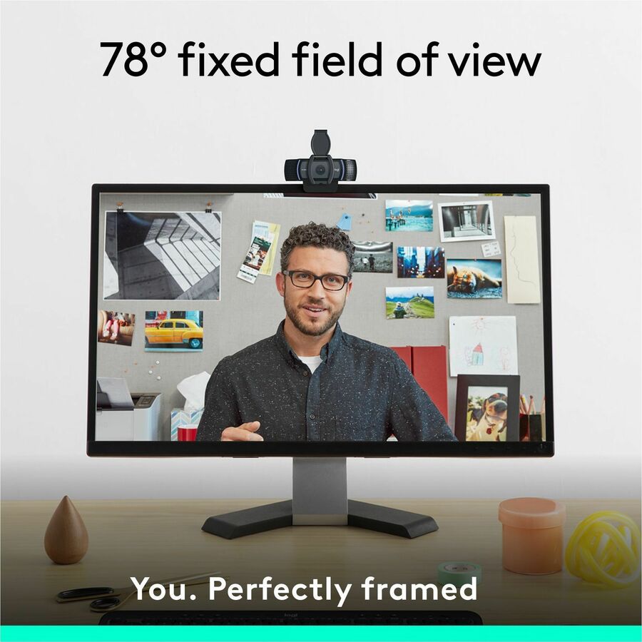 Logitech C920e Webcam - 3 Megapixel - 30 fps - Black - USB Type A - 960-001401