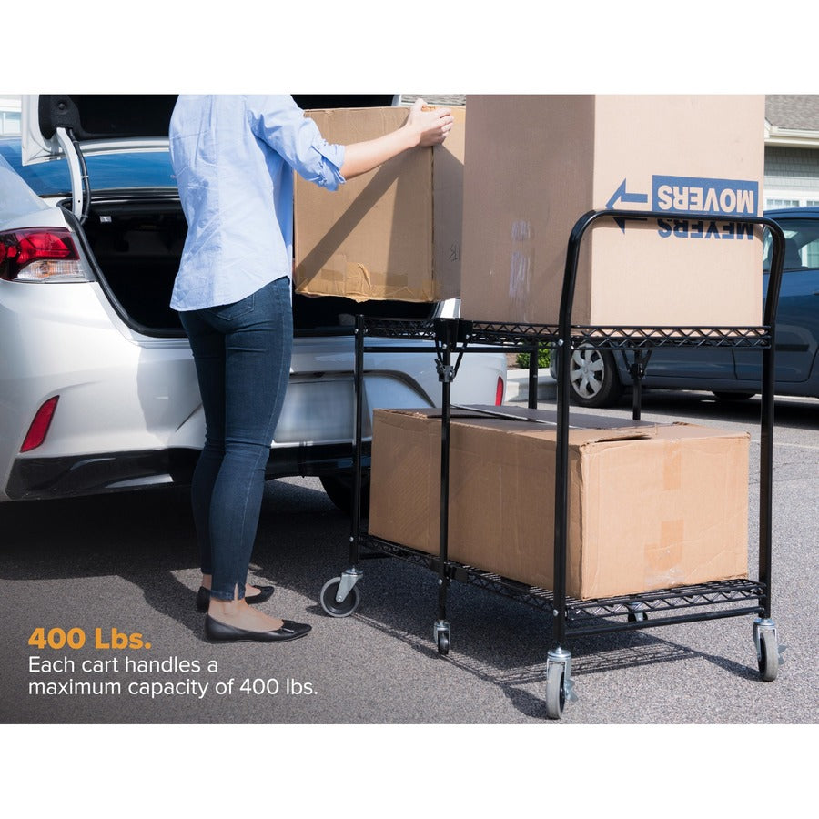 Bostitch Stowaway Folding Utility Cart - BSACSMBLK