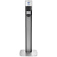 PURELL&reg; MESSENGER ES8 Silver Panel Floor Stand with Dispenser