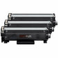 Premium Tone Toner Cartridge - Alternative for Brother TN760 - Trio Pack - Black - NCBRTN760-T3