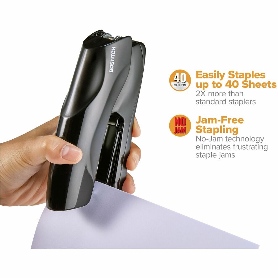 Bostitch Antimicrobial Flat Clinch Stapler - B275RBLK