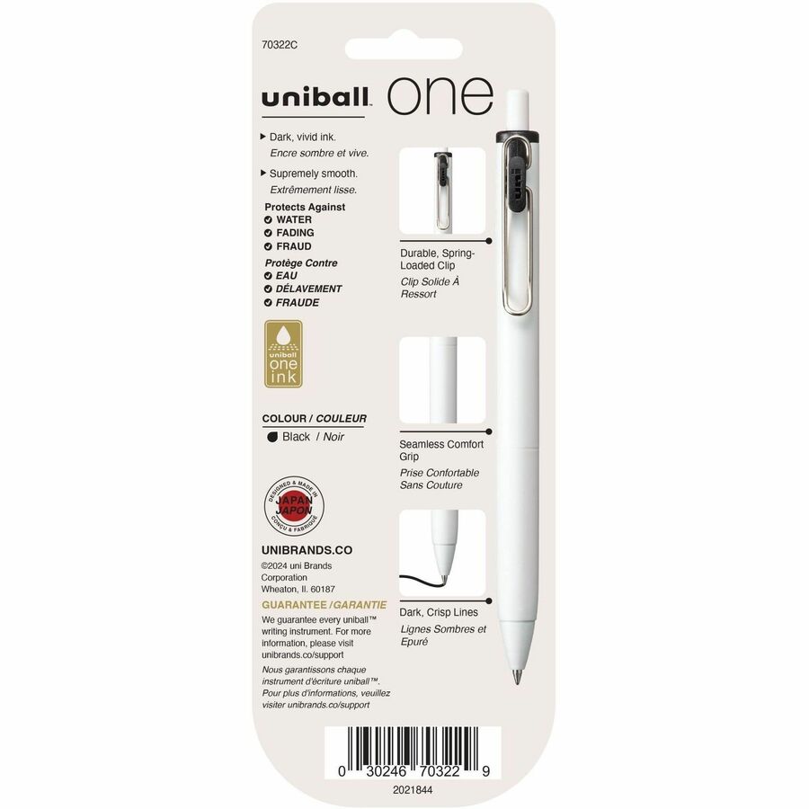 uniball&trade; one Retractable Gel Pens - 70322C