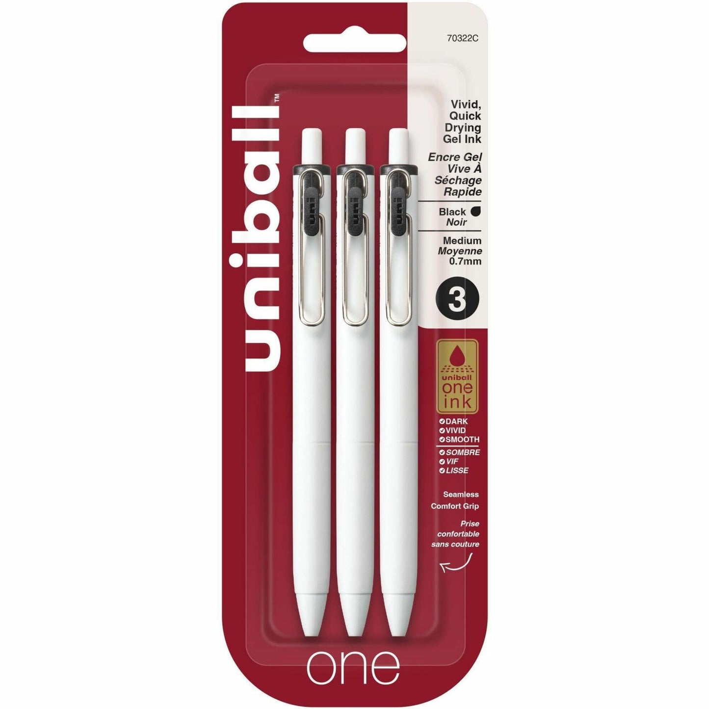 uniball one Retractable Gel Pens