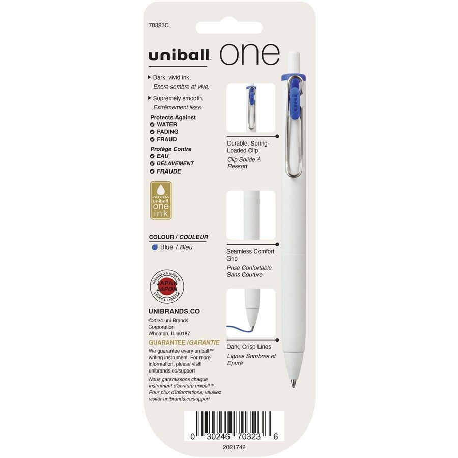 uniball&trade; one Retractable Gel Pens - 70323C