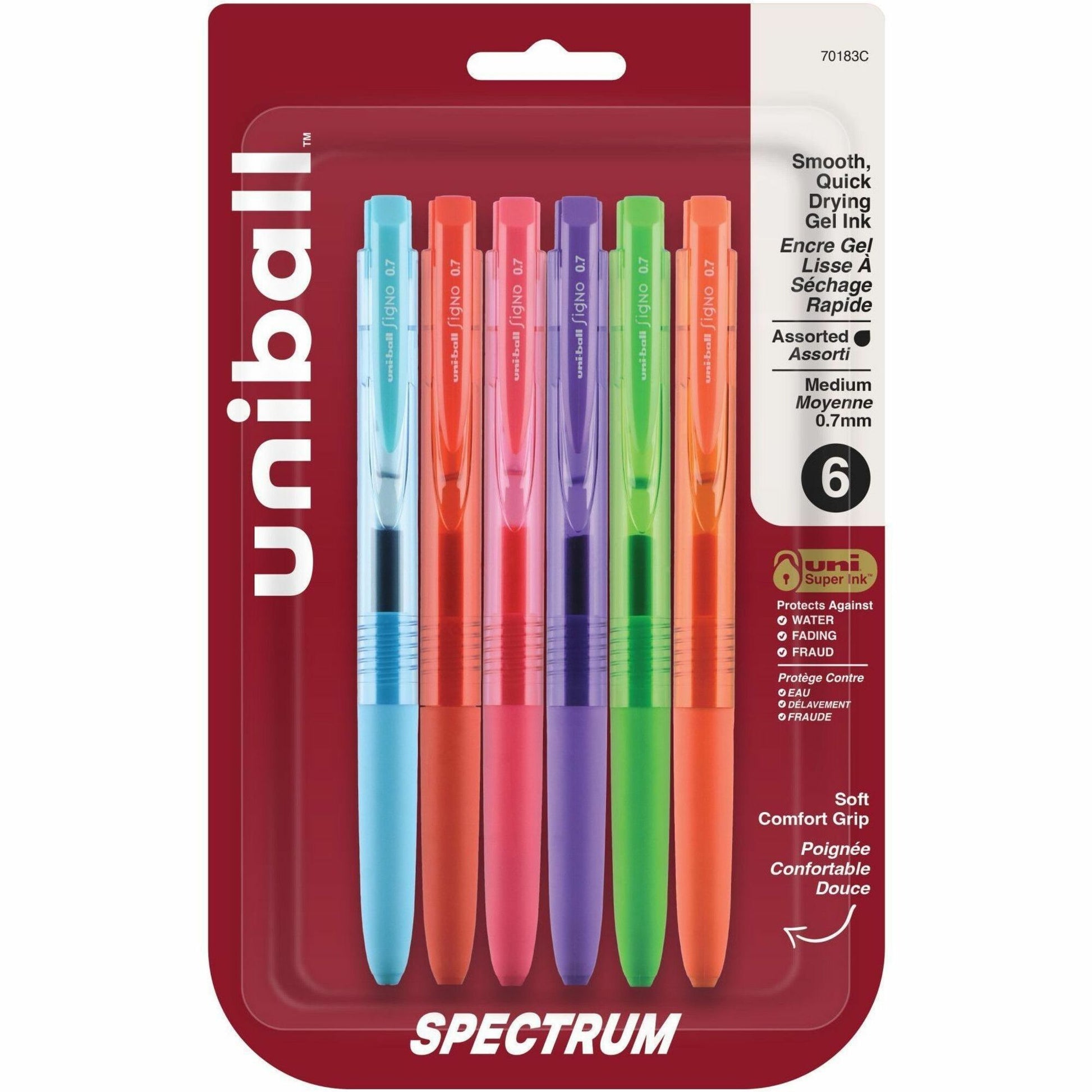 uniball Spectrum Retractable Gel Pens