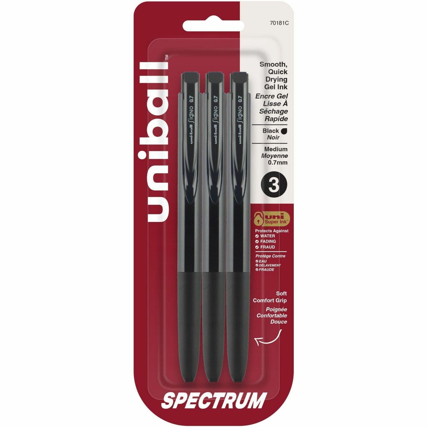 uniball Spectrum Retractable Gel Pens