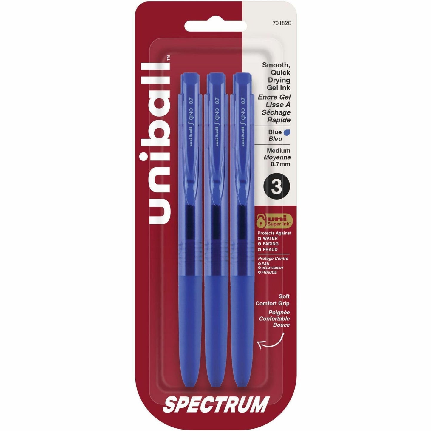 uniball Spectrum Retractable Gel Pens