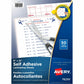 Avery&reg; Self Adhesive Laminating Sheets, 9" x 12" , 50/pk