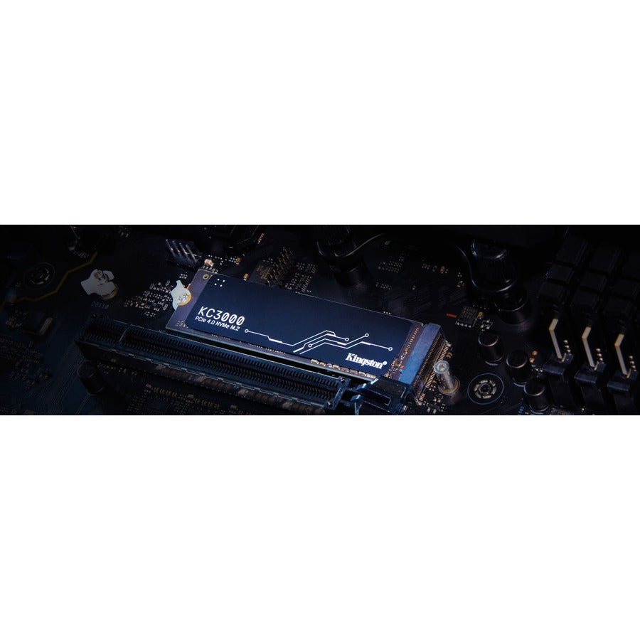Kingston KC3000 512 GB Solid State Drive - M.2 2280 Internal - PCI Express NVMe (PCI Express NVMe 4.0 x4) - SKC3000S/512G