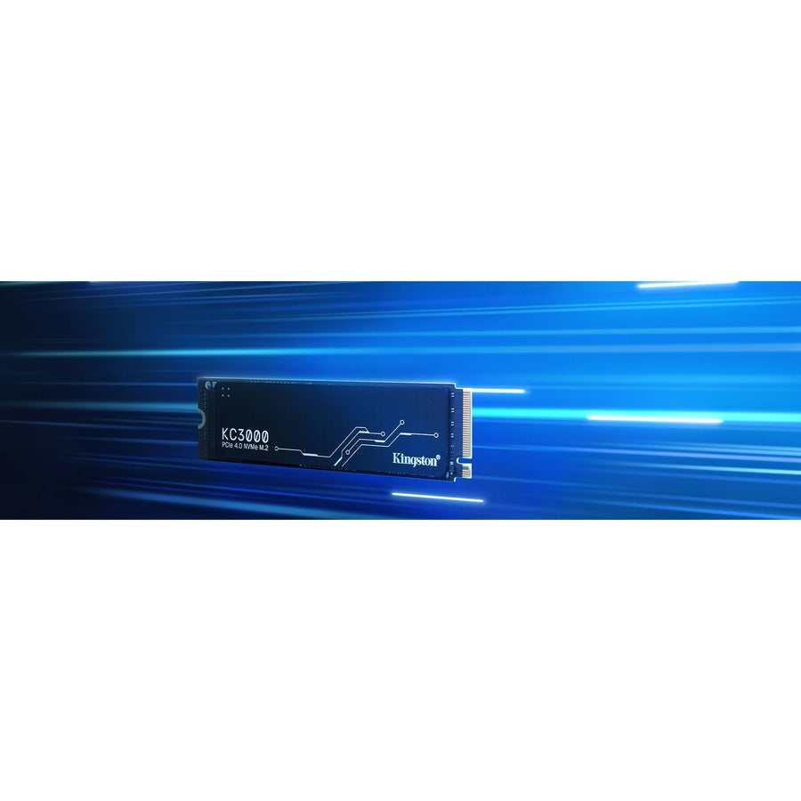 Kingston KC3000 512 GB Solid State Drive - M.2 2280 Internal - PCI Express NVMe (PCI Express NVMe 4.0 x4) - SKC3000S/512G