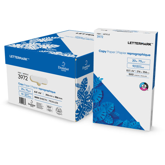 Domtar Copy Paper 92B 20lb 8-1/2" x 14" 500/pkg