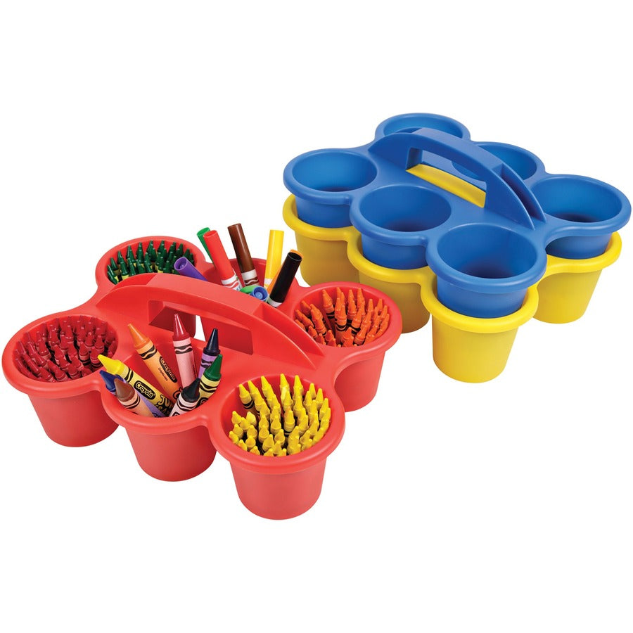 Deflecto Antimicrobial Kids 6 Cup Caddy - 39509RED