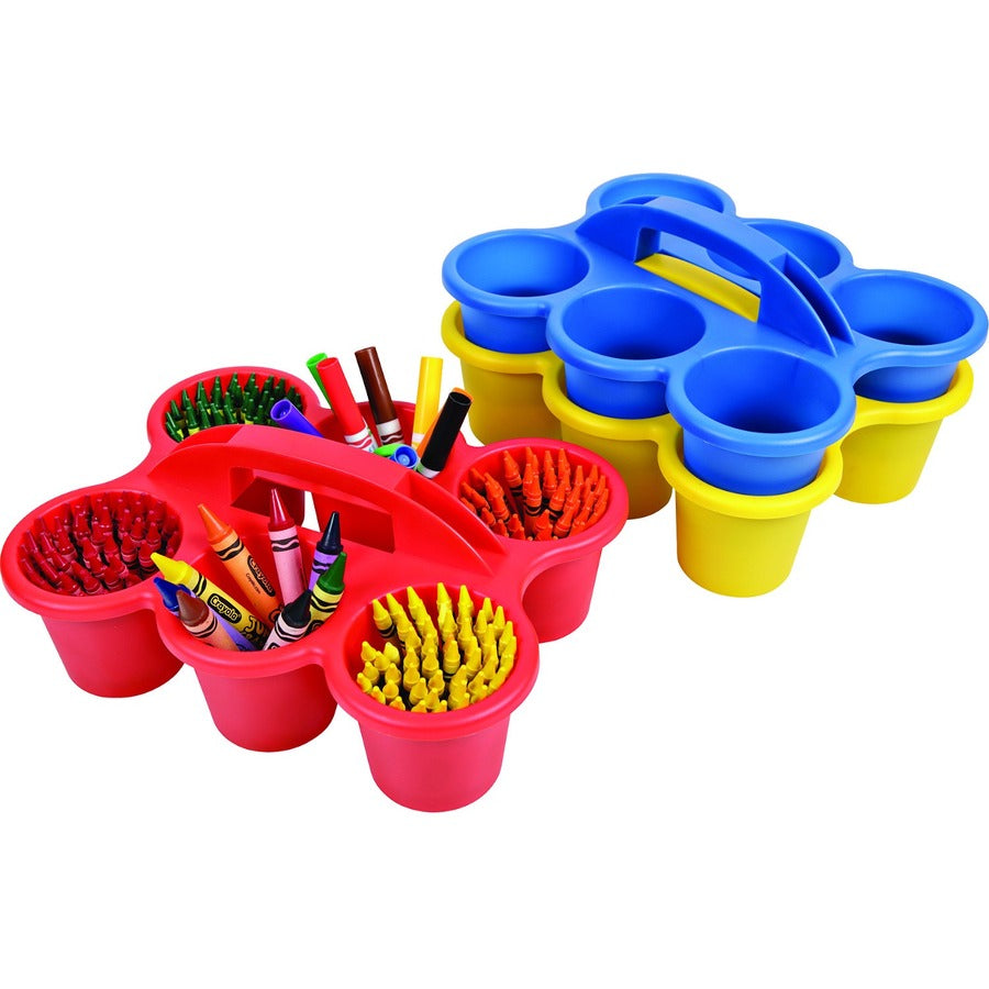 Deflecto Antimicrobial Kids 6 Cup Caddy - 39509YEL