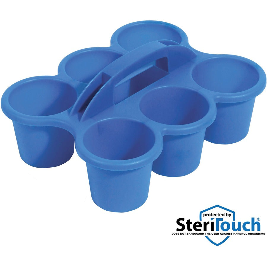 Deflecto Antimicrobial Kids 6 Cup Caddy - 39509BLU
