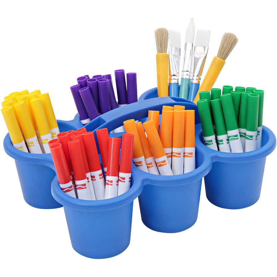 Deflecto Antimicrobial Kids 6 Cup Caddy - 39509BLU