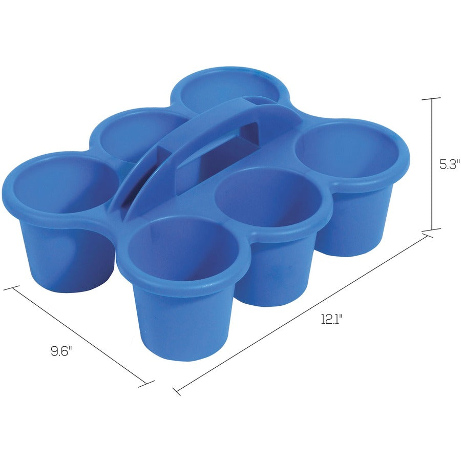 Deflecto Antimicrobial Kids 6 Cup Caddy - 39509BLU