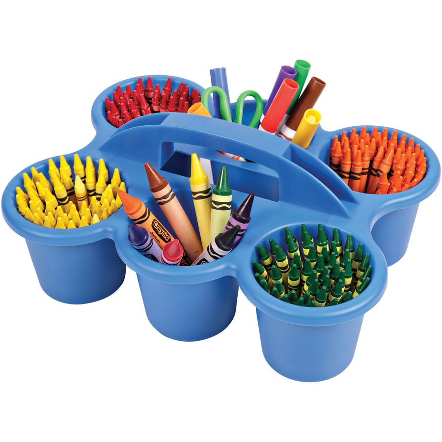 Deflecto Antimicrobial Kids 6 Cup Caddy - 39509BLU