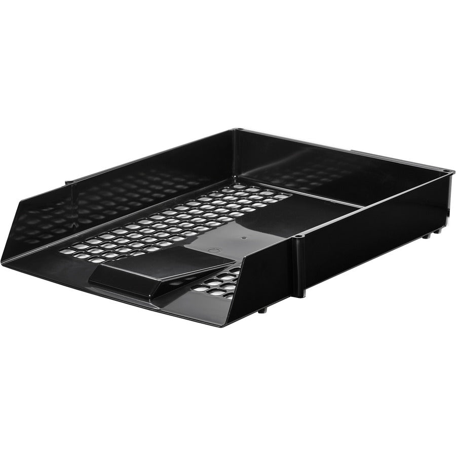 Deflecto AntiMicrobial Industrial Front-Load Tray - 63905