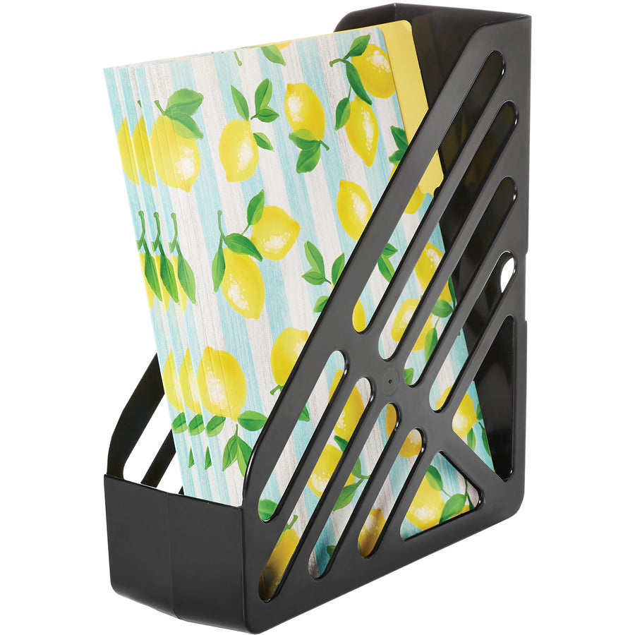 Deflecto AntiMicrobial Jumbo Magazine File - 63907