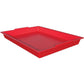 Deflecto Antimicrobial Finger Paint Tray - 39507RED