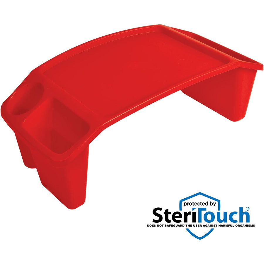 Deflecto Antimicrobial Kids Lap Tray - 39502RED