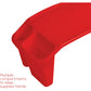 Deflecto Antimicrobial Kids Lap Tray - 39502RED
