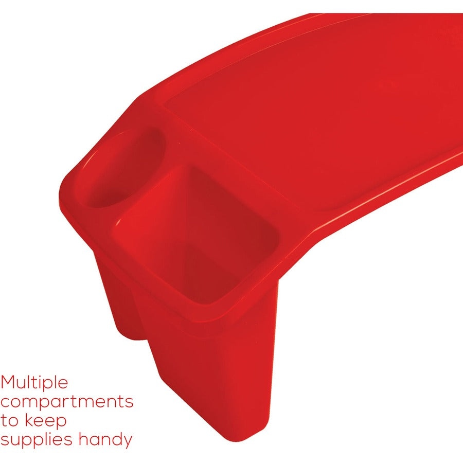 Deflecto Antimicrobial Kids Lap Tray - 39502YEL