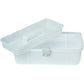 Deflecto Single Tray Storage Box 7-1/3" x 14-2/5" x 5-1/5" White - 29601