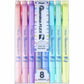Illumina Flex Liquid Highlighter, Dual Tip - Chisel and Bullet, Pastel Colours 8PC Assorted Pack