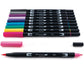 Tombow Dual Brush Pen Art Markers, Galaxy, 10-Pack - 56188
