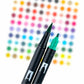 Tombow Dual Brush Pen Art Markers, Galaxy, 10-Pack - 56188