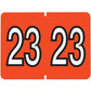 Pendaflex End Tab Year Labels - 2023 - Orange - 500/Pack - 06723