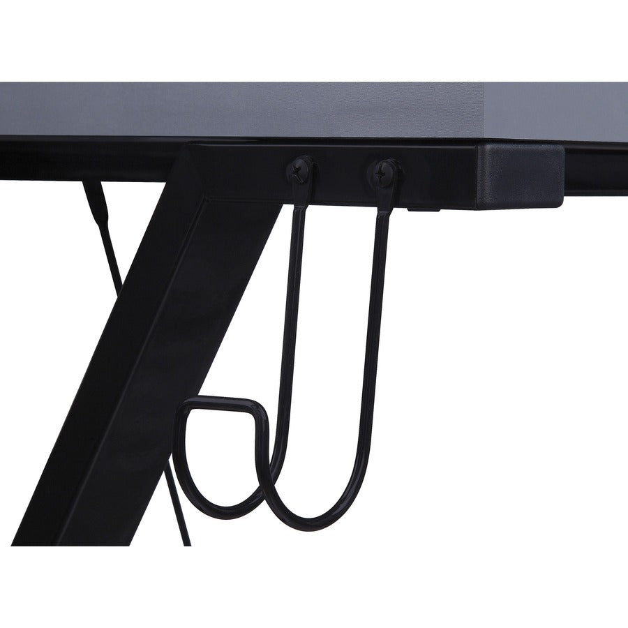 OSP Furniture L-Shaped Gaming Desk With LED Lights - CKP5454GLD