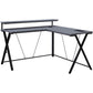OSP Furniture L-Shaped Gaming Desk With LED Lights