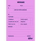 Hilroy Telephone Message Pad 3-1/2" x 5" 50 Sheets per pad French 10/pkg - 46574