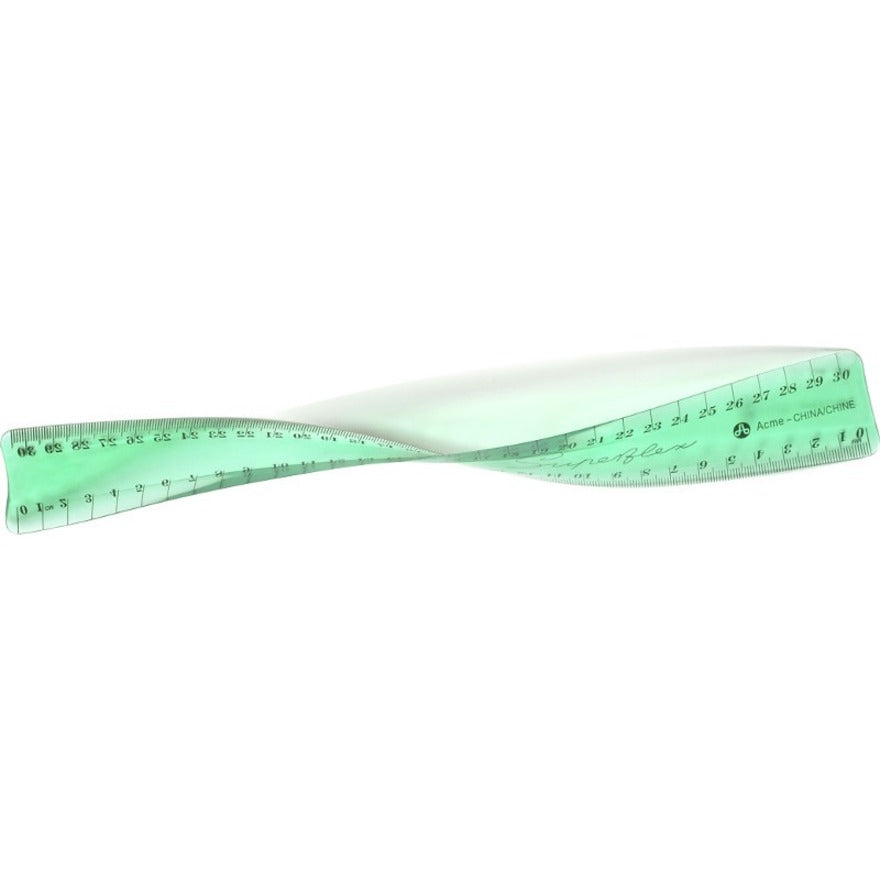 Westcott Superflex Ruler 30cm Translucent Assorted Colours - 04530