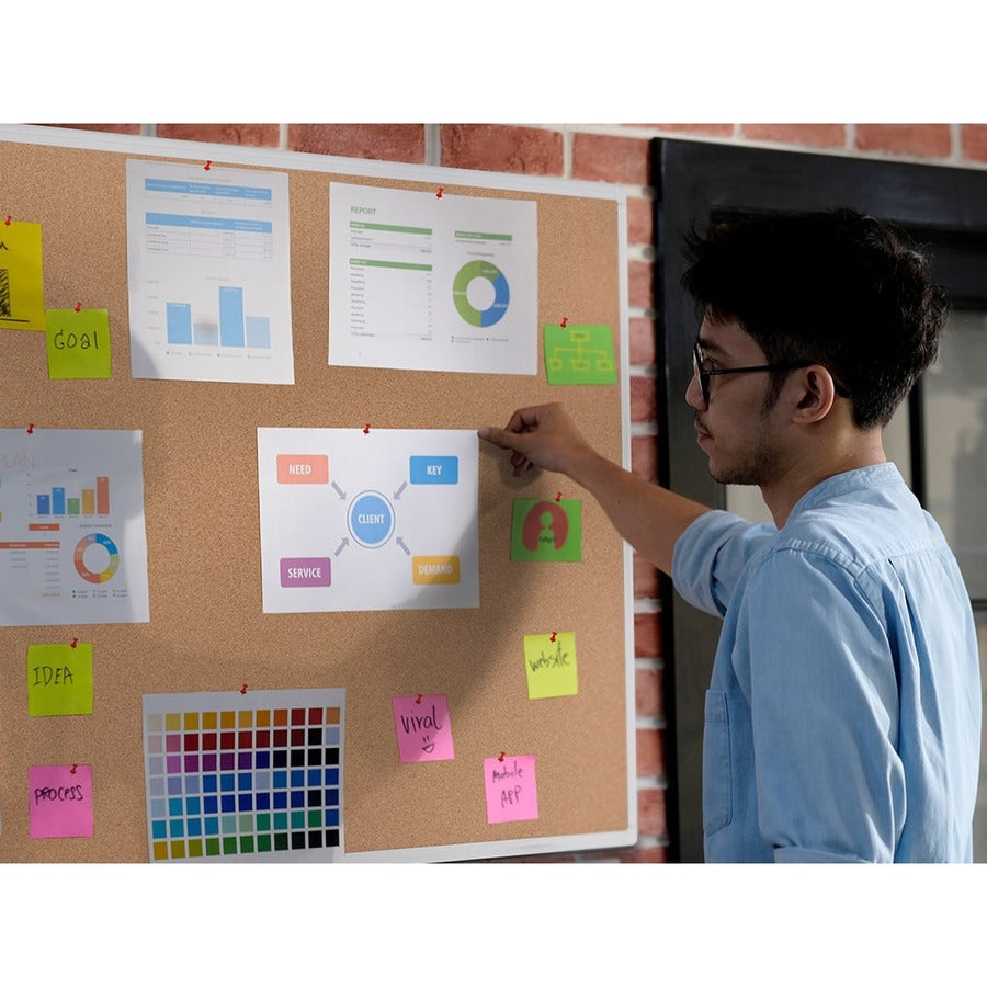 MasterVision Antimicrobial Cork Board - BCA031226
