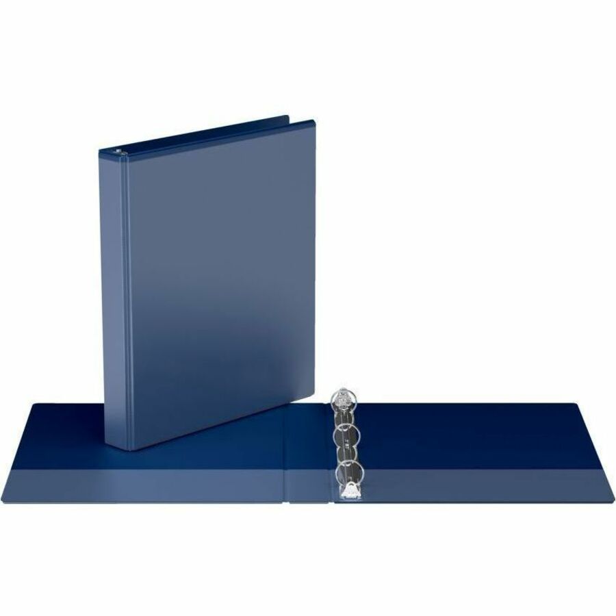 Davis Easyview 1" Round Ring Binder Royal Blue