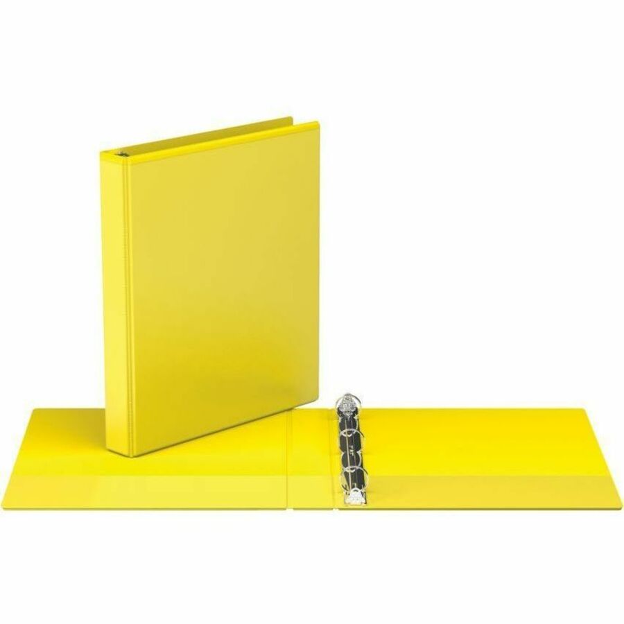 Davis Easyview 1" Round Ring Binder Yellow