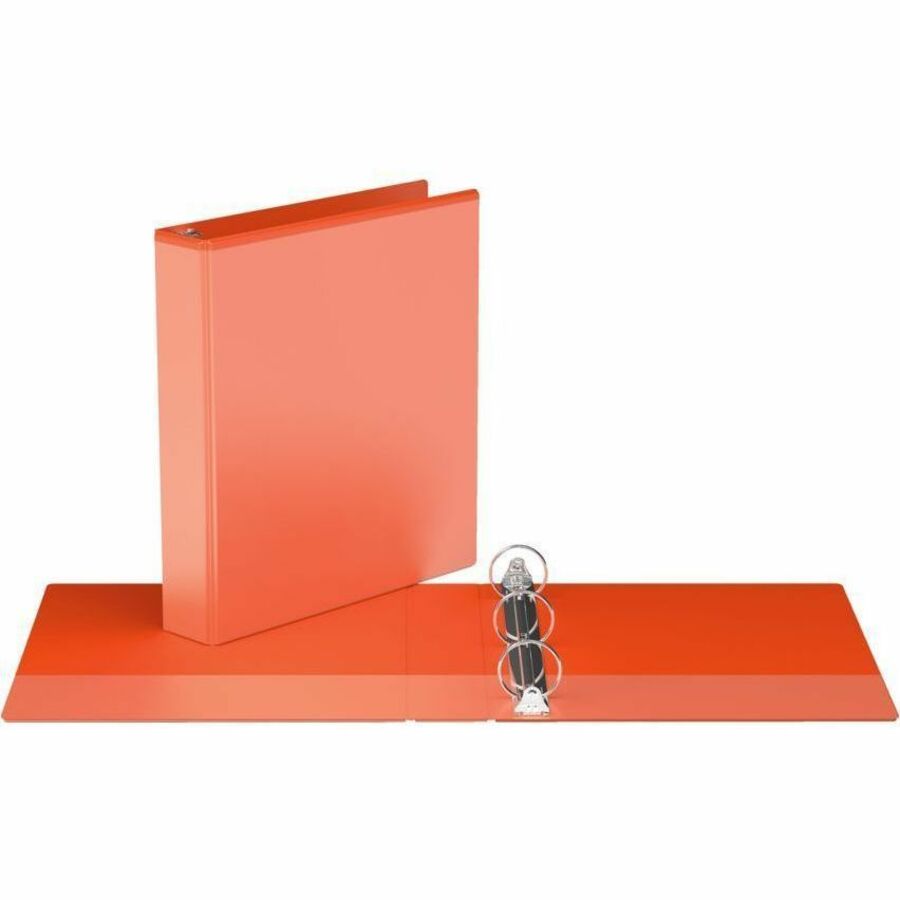 Davis Group Easyview Premium, Round Ring, Customizable, View Binder, 6 Pack (Orange, 1.5")