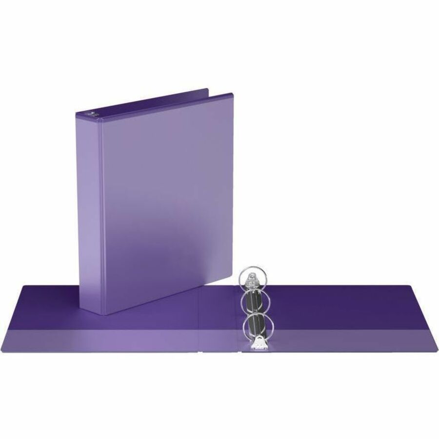 Davis Group Easyview Premium, Round Ring, Customizable, View Binder, 6 Pack (Purple, 1.5")