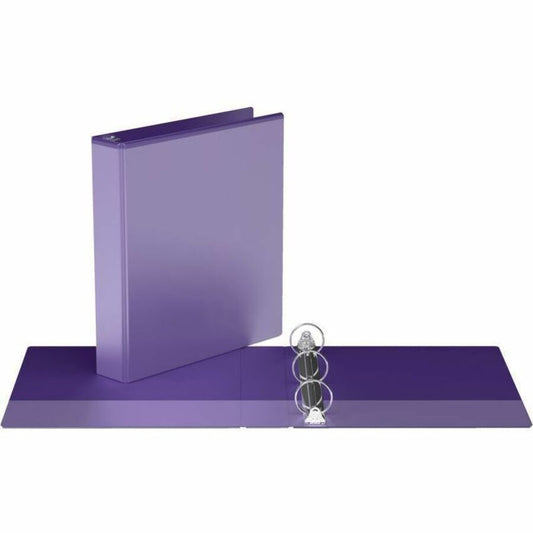 Davis Group Easyview Premium, Round Ring, Customizable, View Binder, 1 Each (Purple, 1.5")