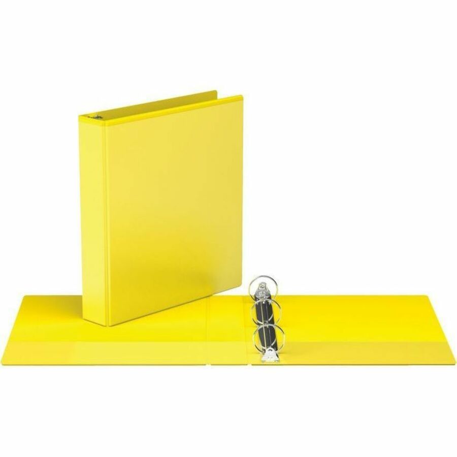 Davis Group Easyview Premium, Round Ring, Customizable, View Binder, 1 Each (Yellow, 1.5")