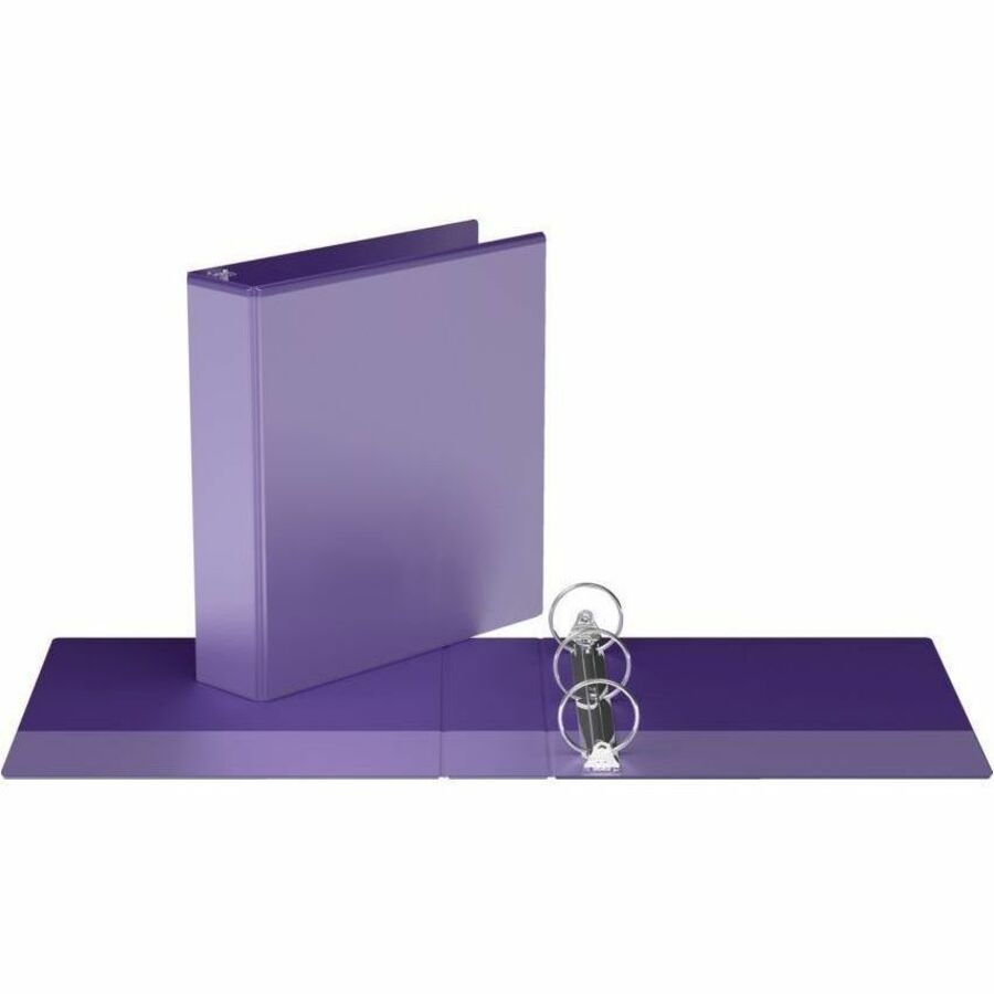 Davis Easyview 2" Round Ring Binder Purple