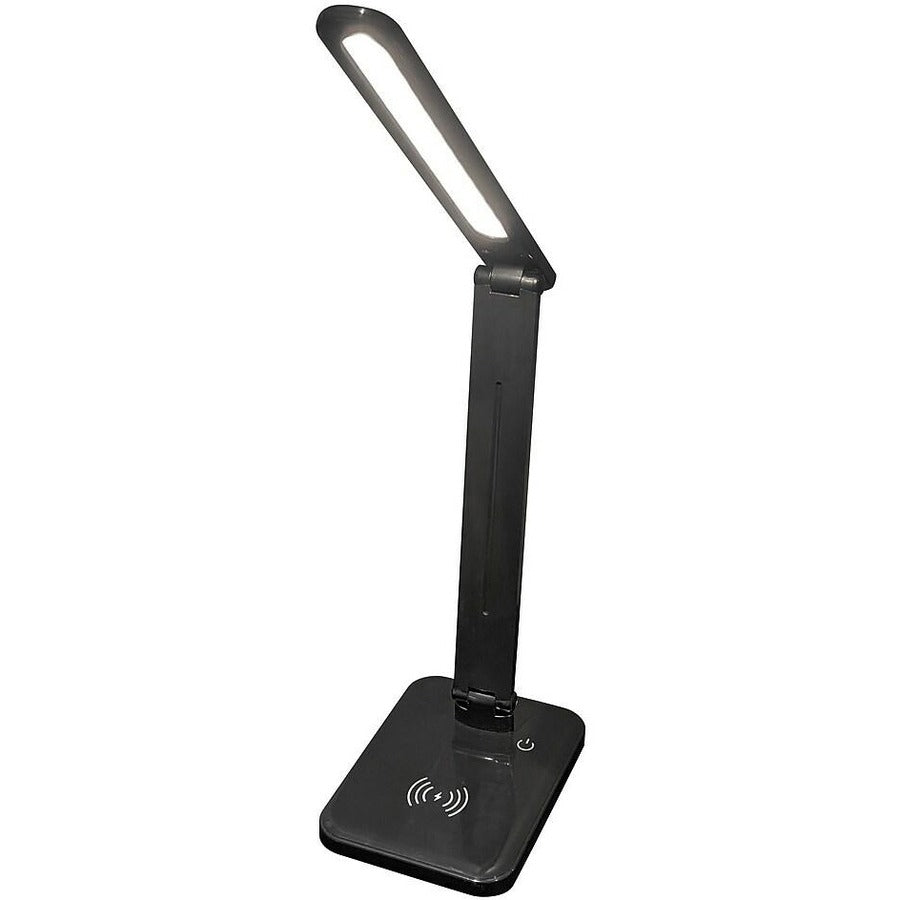 Merangue Desk Lamps with Charger Black