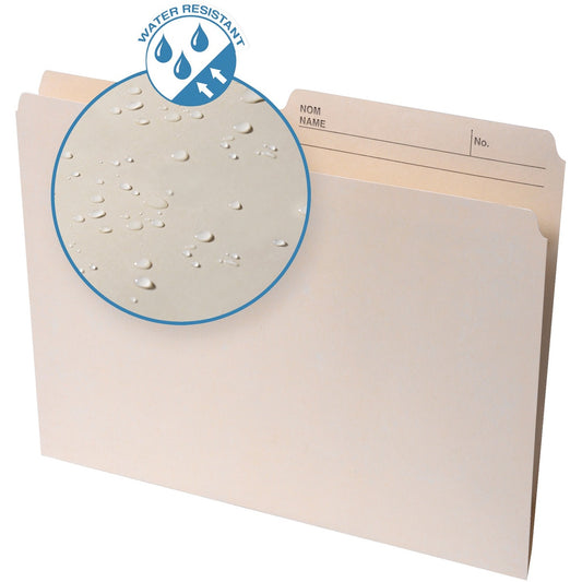 Continental 1/2 Tab Cut Letter Recycled Top Tab File Folder