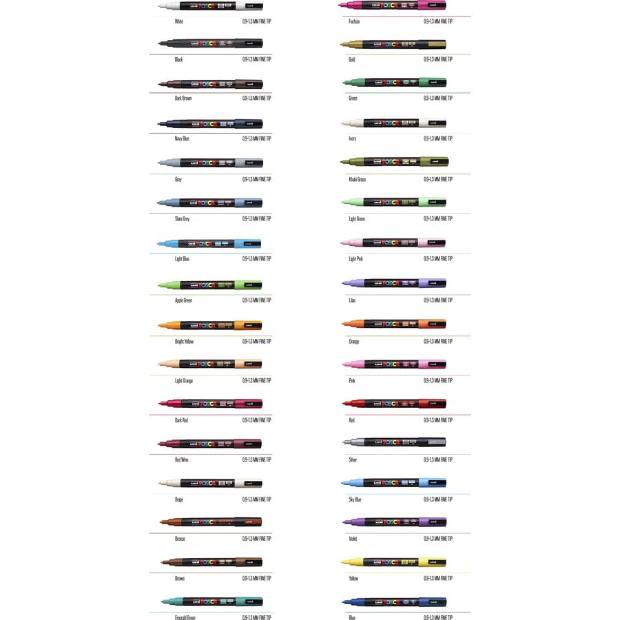 uniball™ Posca PC-3M Paint Markers - PC3M16C