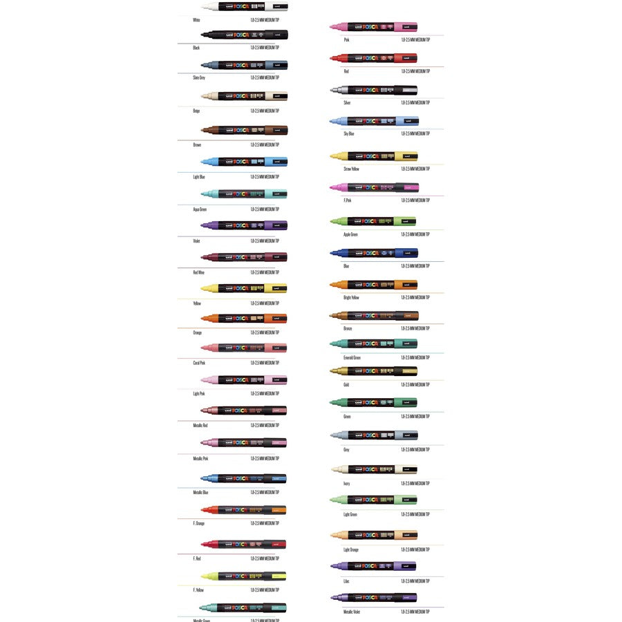 uniball&#8482; Posca PC-5M Paint Markers - PC5M16C