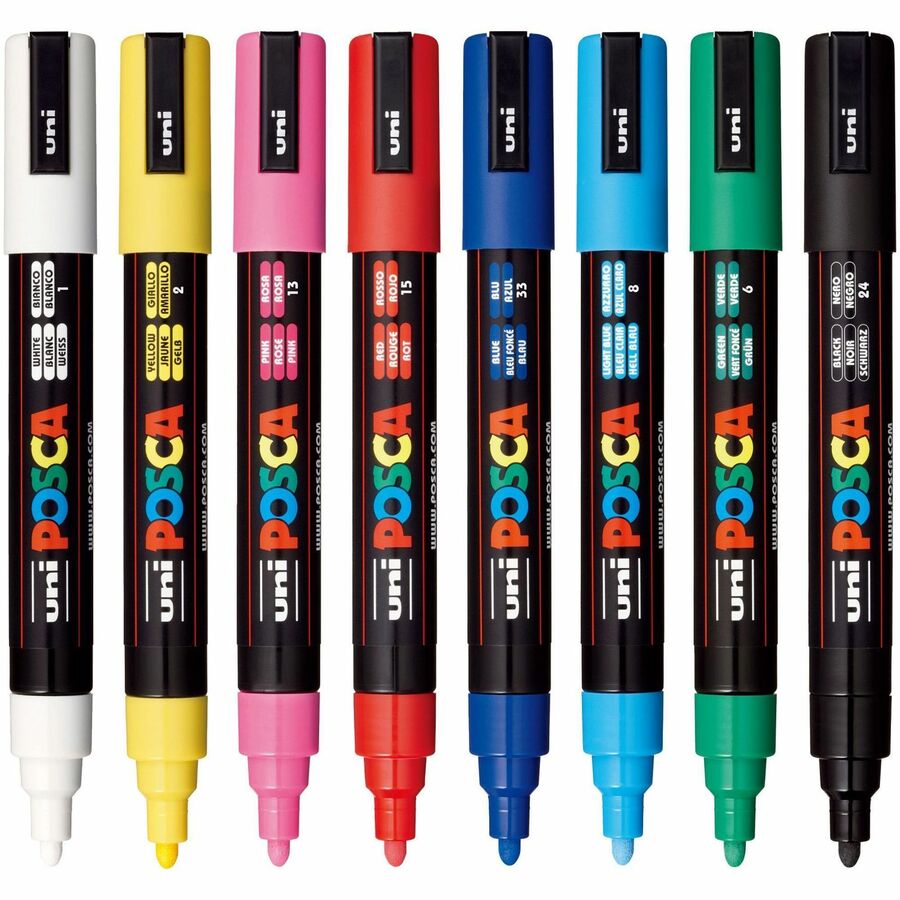 uni&reg; Posca PC-5M Paint Markers - PC5M8C
